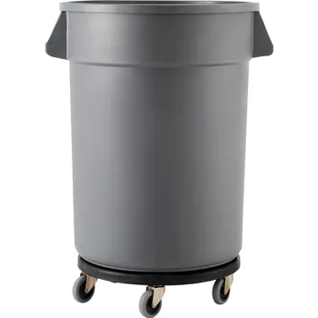 Odpadkový koš Vevor Stojan na odpadní koše pro 20–55 gallon, 4 zamyk. kol. nosnost 500lbs