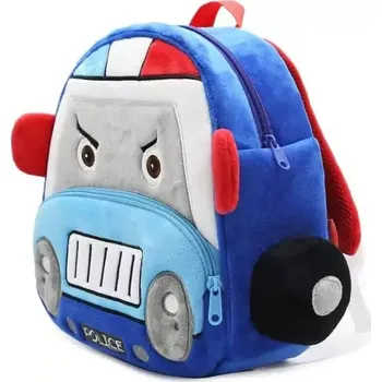 Dětský batoh Dětský batoh Plyšové auto Policie DBBH1123 - SLEVA 3% s kodem radost25