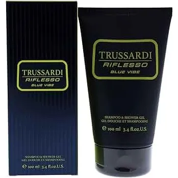 Sprchový gel Trussardi Riflesso Blue Vibe Shampoo and Shower Gel - Pánský sprchový gel 100 ml