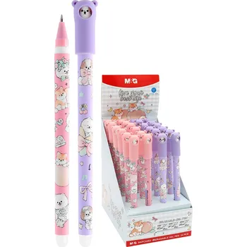 Pero gelové /gumovací M&G Live your best life 0,7mm - modrá náplň