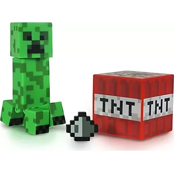Dřevěná hračka Figurka Minecraft Creeper s příslušenstvím FIBH1690 - SLEVA 3% s kodem radost25