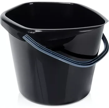 kbelík Plastové černé vědro 10 l