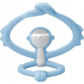 Hračka pro kojence Ortodontické kousátko Mombella silikonové modré