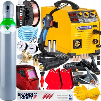 Svářečka INVERTOROVÁ SVÁŘEČKA GYS EASY MIG 160 MAG MMA HLINÍK FLUX 160A 230V