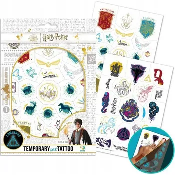 Tetování Sada dočasných tetování pro děti s motivem Harryho Pottera