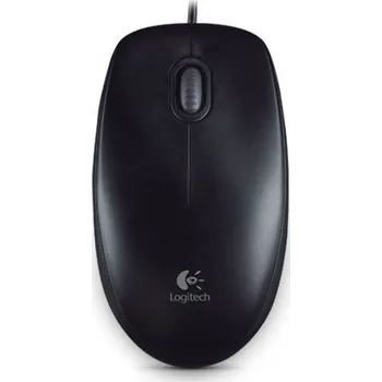 Počítač Myš Logitech B100 Optical USB Mouse, černá 910-003357