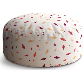 Taburet Sablio Taburet Circle Barevné podzimní listí: 38x48 cm