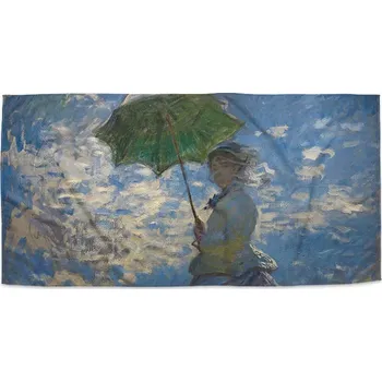 Osuška Sablio Ručník Dáma se slunečníkem - Claude Monet - 30x50 cm