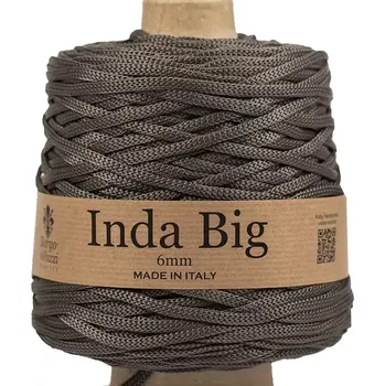 Příze Borgo de Pazzi Inda Big 40 Grafit (Špagátová příze Inda Big Grafit)