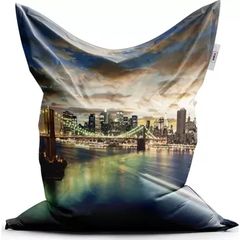 Sedací pytel Sablio Sedací vak Classic Brooklynský most - 150x100 cm