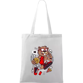 Sysel basket - Taška bavlněná - 42 x 38 cm ( Bílá )