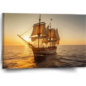 Obraz Sablio Obraz Plachetnice na klidném moři 2 - 60x40 cm