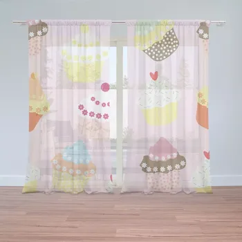 Záclona Sablio Záclony Muffiny: 2ks 150x250cm