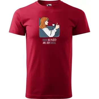 Sablio Tričko s potiskem Ano, jsem řidička - červené M