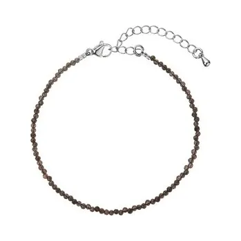 Náramek EVOLUTION GROUP CZ Náramek s pravými grey spinel kameny - 43055.3 grey spinel