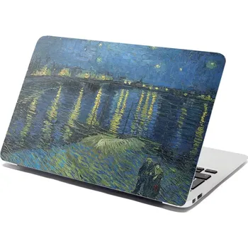 samolepka Sablio Samolepka na notebook Hviezdna noc nad Rhônou - Vincent van Gogh - 29x20 cm
