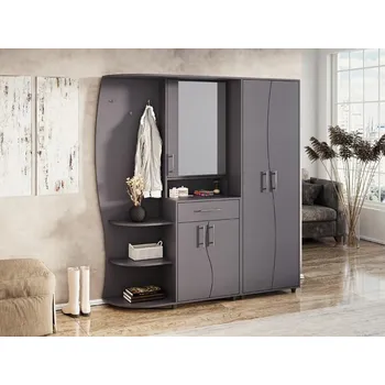 Předsíňová stěna nabyteo Předsíňová stěna GRACIA Barva: ořech - světlý