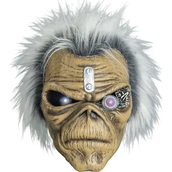 Karnevalový doplněk Maska Iron Maiden - The Clairvoyant (LED Eyes)