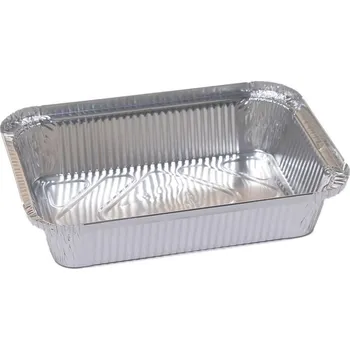 Jednorázové nádobí Hliníková miska 212/147/40mm 870ml 100ks