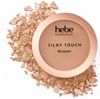 Bronzer Hebe Professional Silky Touch bronzer pro konturování a modelaci obličeje tropical tan, 10 g