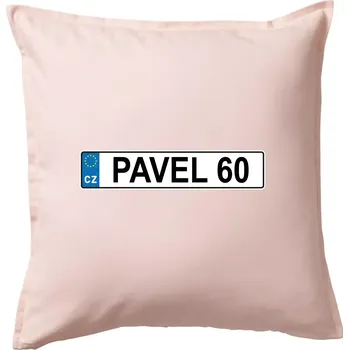 Polštář SPZ Pavel 60 - Polštář 50x50 - 50x50 - Včetně výplně ( Světle růžová )
