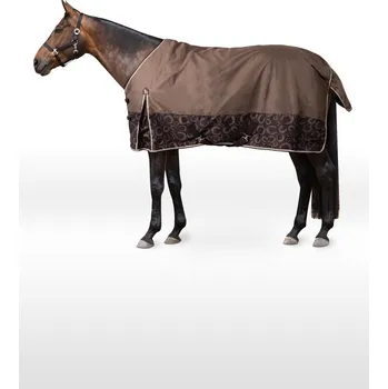 Deka pro koně Nepromokavá deka Turnout 100g, 155 cm - Hnědá