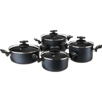 Hrnec KOLIMAX Sada nádobí COMFORT BLACK, 8 dílů