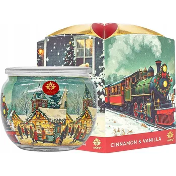 Svíčka Parafínová vonná svíčka Skořice a vanilka Arome 1 ks