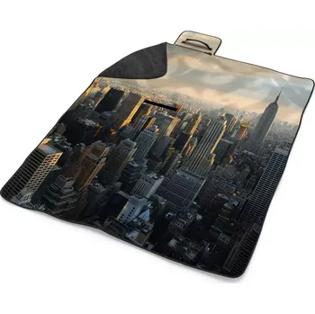 deka Sablio Plážová deka New York Skyline: 200x140 cm