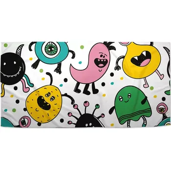 Osuška Sablio Ručník Příšerky - 50x100 cm