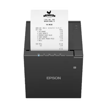 Tiskárna štítků Epson TM-m30III, 8 dots/mm (203 dpi), cutter, USB, USB-C, BT, Ethernet, Wi-Fi, black