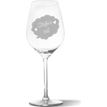 Víno Sablio Sklenička na víno Chybíš mi: 49 cl