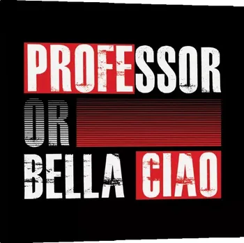 Obraz Sablio Obraz La Casa de Papel Professor or Bella Ciao motiv 3 - 50x50 cm