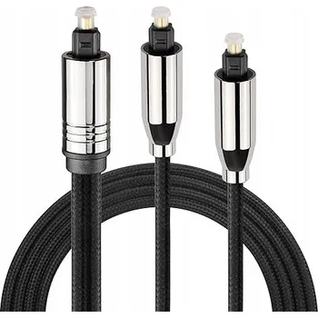 Audio kabel Optický audio kabel 1 samec na 2 samice rozbočovač XE
