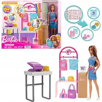 Barbie Kariéra PANENKA Módní stylistka a její butik 150 MOŽNOSTÍ MATTEL HKT78