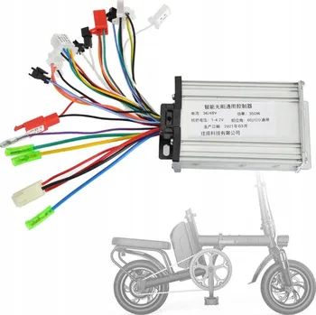Elektrokolo 36V/48V 350W elektrické kolo Elektrokolo bezkomutátorový stejnosměrný regulátor otáček motoru