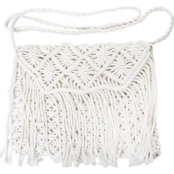 Agrafka plážová taška bavlna bílá