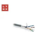 LYNX CS LYNX FTP kabel, Cat6, LSZH, celoměděný, vnitřní, šedý, cívka 305m LX-SLD-FTP6-LSZH-GR