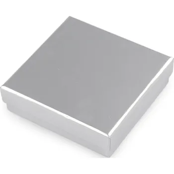Dárková krabička Krabička na šperky 11x11 cm Varianta: 4 stříbrná, Balení: 1 ks