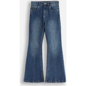 Dívčí oblečení Dívčí džíny širokého střihu do zvonu 110 Coccodrillo WC5