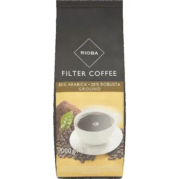 Mletá Káva RIOBA FILTER GOLD 80/20% 1 kg