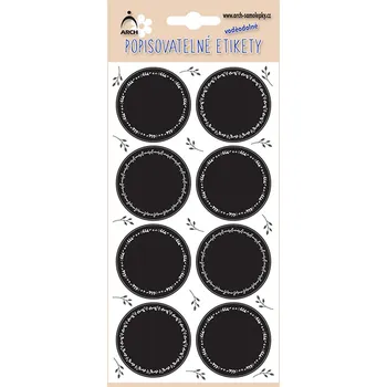 samolepka ARCH Samolepky černé popisovatelné