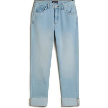 kalhoty dámské VANS Annabelle Straight Leg Pant LIGHT STONEWASH - 26