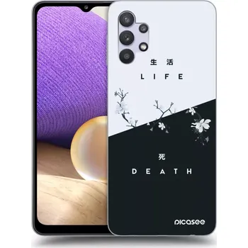 Pouzdro na mobilní telefon Picasee silikonový černý obal pro Samsung Galaxy A32 5G A326B - Živý - Mrtvý