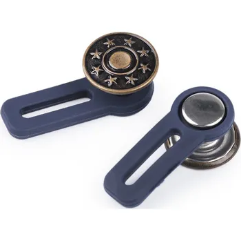 Knoflík Knoflík prodlužovací velikost 26", malé, 4 staromosaz