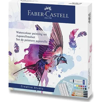 Vodová barva Akvarelové barvy Faber-Castell - sada 18 ks