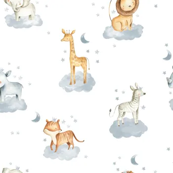 Bavlna premium NELA divoká zvířátka