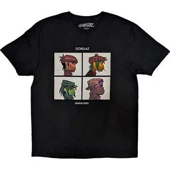 Chlapecké tričko Gorillaz tričko, Demon Days Kids Black, dětské L 5-6 let
