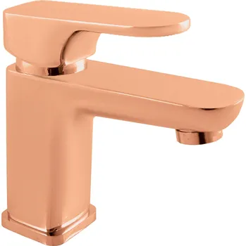 Vodovodní baterie YUKON - Umyvadlová baterie bez výpusti, Zlatá růžová - kartáčovaná YU126.0ZRK, RAV Slezák Barva: ZLATÁ RŮŽOVÁ - kartáčovaná, Rozměr: 1/2"