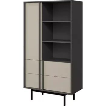 Knihovna ALSY béžová 4 regál